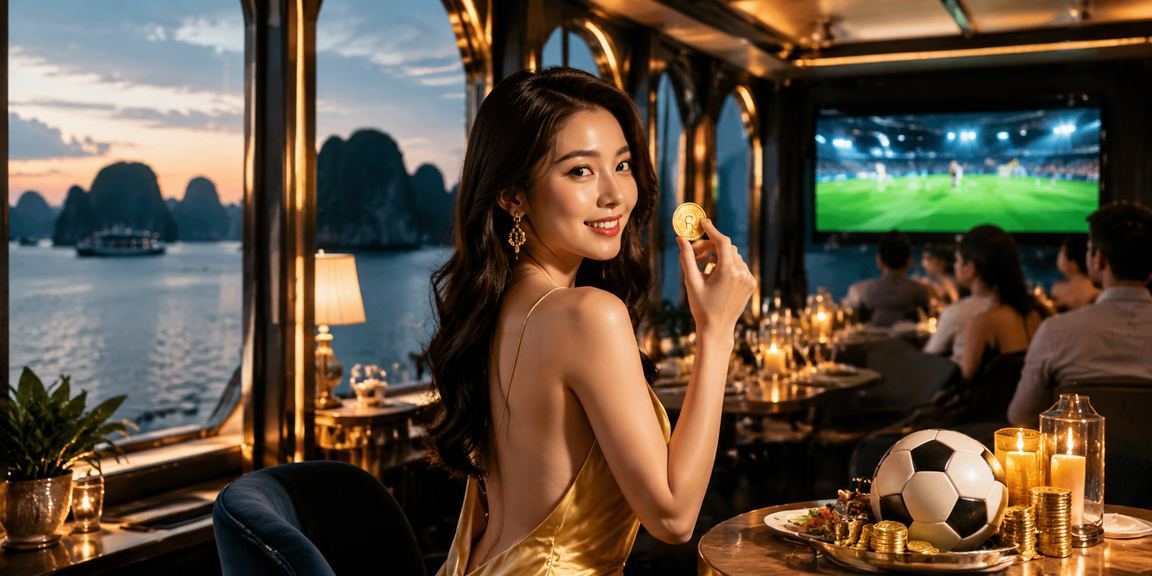 Người hâm mộ bóng đá tại Hạ Long uống cà phê và đặt cược sử dụng voucher thể thao
