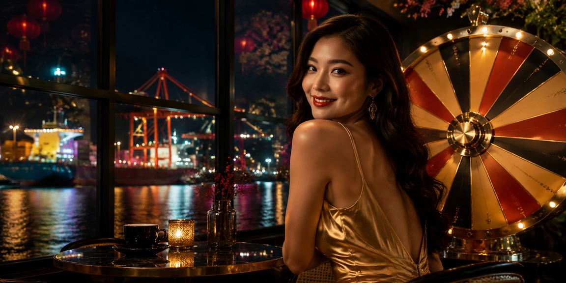 Người chơi tại Hải Phòng thưởng thức cà phê và tham gia quay số may mắn nhận voucher