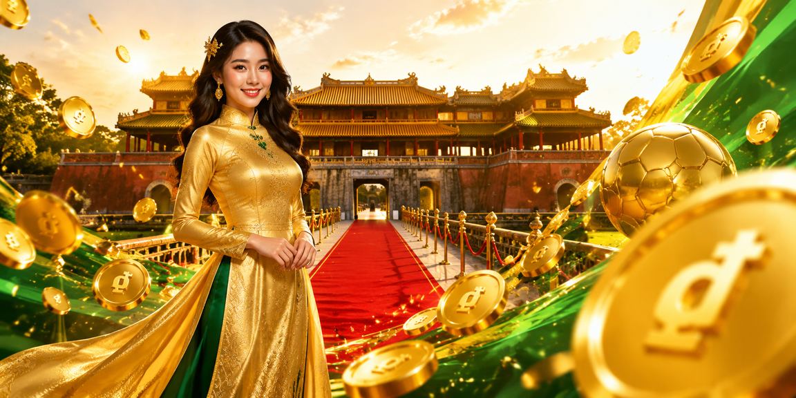 Phụ nữ mặc áo dài Huế đăng ký tài khoản casino và nhận thưởng chào mừng