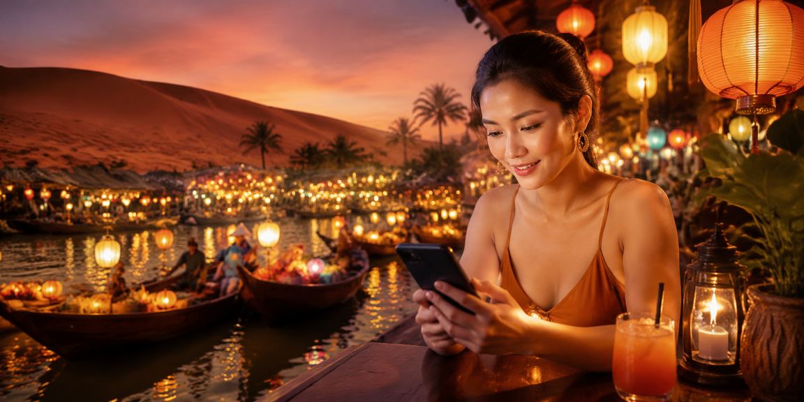 Khán giả xem trực tiếp trận bóng đá và đặt cược trên điện thoại